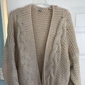 Pink Blush chunky cardigan